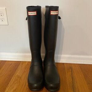 Hunter boots Matte color